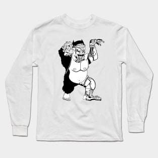 Robotic Big Foot Long Sleeve T-Shirt